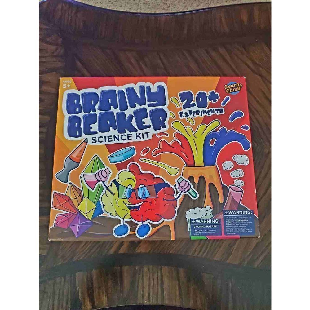 NEW IN BOX LEARN AND CLIMB BRAINY BEAKER SCIENCE KIT
